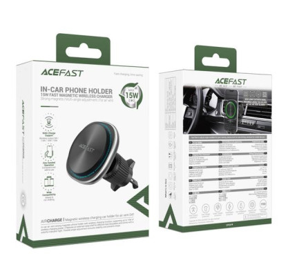 Держатель телефона/ ACEFAST 15W с беспроводной зарядкой